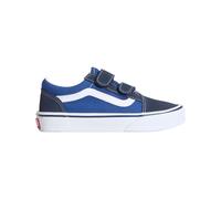 Vans - Marcas - Old Skool V Navy True White - Talla Infantil 32.5 - Azul Azul 32.5