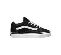 Vans Old Skool (Suede/Canvas), Zapatillas deportivas Unisex niños, Negro Black True White, 27.5 EU