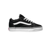 Vans Old Skool (Suede/Canvas), Zapatillas deportivas Unisex niños, Negro Black True White, 30.5 EU