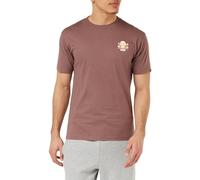 Vans Mindcheck tee Camiseta, Rosa Gris Pardo, S para Hombre