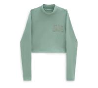 Vans Mini Mock Neck Ls Program Iceberg Green Talla: XS | Manga Larga Outlet | Mujer | Verde