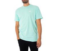 Vans Mini Script tee Camiseta, Menta Claro, S para Hombre