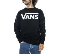 VANS Mn Clásico Crew - Black/Blanco - Sudadera Cuello Redondo Hombre Negra