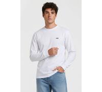 Vans Mn Left Chest Hit Ls White/black Talla: XL | Manga Larga Outlet | Hombre | Blanco