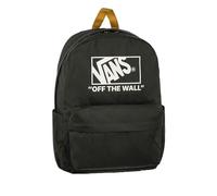 Vans Mochila Off The Wall, Verde Oscuro con Logo Blanco, Asas Amarillas