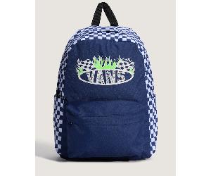 Vans - Mochila Old Skool Grom de niños, Azul, Talla: Talla única