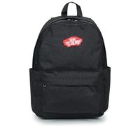 Vans Mochila unisex Old Skool Grom, color negro y chile, mediana, Negro y chile, M