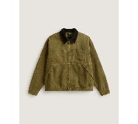 Vans - Nico Chore Canvas Jacket Olive Brown, Hombre, Beis, Talla: S