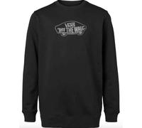 Vans Off The Wall Board Crew-b Sudadera, Negro, S para Hombre