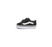 Vans Old School Valcanised - Zapatillas de Lona para niños Unisex, Color Negro (Black), Talla 21.5