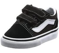 Vans Old School Valcanised - Zapatillas de Lona para niños Unisex, Color Negro (Black), Talla 21.5