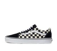 Vans Old Skool Checkerboard, Zapatillas para Hombre, Bianco Nero, 44 EU