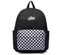 Vans - Mochila Old Skool Grom de niños, Negro/Blanco, Talla: Talla única