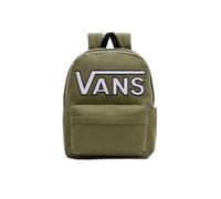 Vans Old Skool - Mochila unisex con caja, color verde caqui, Negro, Talla única