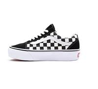 Vans Old Skool Platform Zapatillas de mujer negro blanco a cuadros 37 EU