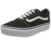 Vans Ward Platform, Zapatillas Niñas, Canvas Black White, 31 EU