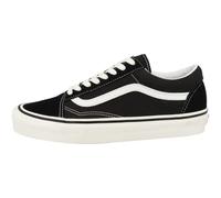 Vans Old Skool (Suede/Canvas), Zapatillas Deportivas Unisex Adulto, Negro Black White 01, 34.5 EU