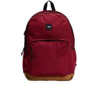 Vans Old Skool Trek Backpack, Mochila Granate Burdeos con Base de Ante, 30 Litros, 44x30x18 cm, Compartimento para Portátil 15 Pulgadas (Rojo)