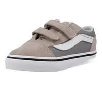 Vans - Zapatillas Old Skool V de bebé (1-4 años), Gris, Talla: 21