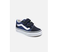 Vans Old Skool V Vvhe, Zapatillas Unisex niños, Azul Blau Navy True White Nwd, 33 EU
