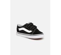 Vans Old School Valcanised - Zapatillas de Lona para niños Unisex, Color Negro (Black), Talla 21.5