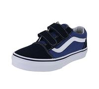 Vans Old Skool V Vvhe, Zapatillas Unisex niños, Azul Blau Navy True White Nwd, 32 EU