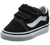 Vans Old Skool V Vvhe, Zapatillas Unisex niños, Negro Black True Whit 6bt, 32.5 EU