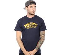 Vans OTW-Camiseta para Hombre, Color Blanco, M, Hombre, OTW, Multicolore (Multicoloured (Navy Blue/Mineral Yellow)), Medium
