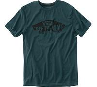 Vans OTW-Camiseta para Hombre, Color Blanco, M, Hombre, T-Shirt OTW, Verde (Atlantic Deep/B), Large