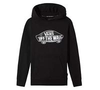 Vans OTW Pullover Fleece Boys Sudadera con capucha, Contorno blanco y negro, S para Niños