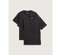 Vans - Pack de 2 camisetas Vans, Hombre, Negro, Talla: XL