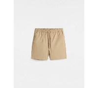 Vans - Pantalón corto elástico de corte holgado, Hombre, Beis, Talla: L