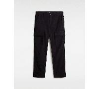 Vans - Pantalones cargo de pernera cónica Fatigue, Hombre, Negro, Talla: 28