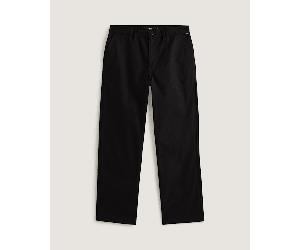 Vans - Pantalones chinos de corte holgado Authentic, Hombre, Negro, Talla: 33