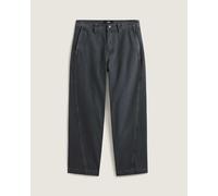 Vans - Pantalones chinos de corte holgado con panel lateral Authentic, Hombre, Gris, Talla: 34