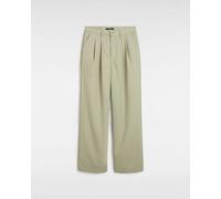 Vans - Pantalones con pinzas de corte holgado Alder, Mujer, Beis, Talla: 28