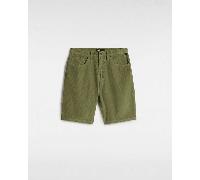 Vans - Pantalones cortos de pana Check-5, Hombre, Verde, Talla: 29