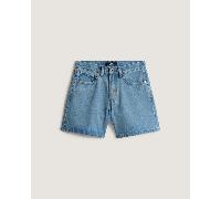 Vans - Pantalones cortos de talle medio Check-5, Mujer, Azul, Talla: 28