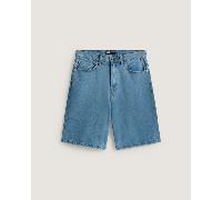 Vans - Pantalones cortos denim de corte holgado Check-5, Hombre, Azul, Talla: 26
