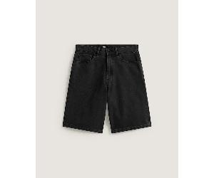 Vans - Pantalones cortos denim de corte holgado Check-5, Hombre, Negro, Talla: 34