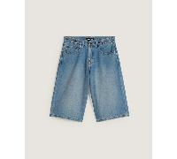 Vans - Pantalones cortos holgados con cintura ajustada Check-5, Mujer, Azul, Talla: 23