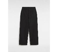Vans - Pantalones de carpintero de corte holgado, Mujer, Negro, Talla: 26