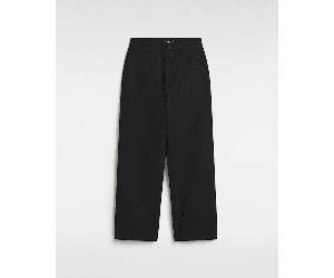Vans - Pantalones de carpintero de corte holgado, Mujer, Negro, Talla: 30