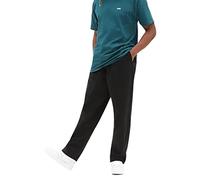 Vans Pantalones Holgados de Cintura elástica para Hombre, Negro, L