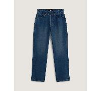 Vans - Pantalones recyos de talle medio Check-5, Mujer, Azul, Talla: 32