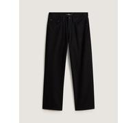 Vans - Pantalones recyos de talle medio Check-5, Mujer, Negro, Talla: 24