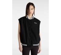 Vans Piper Stadium Vest Black Talla: XS | Chaquetas Outlet | Mujer | Negro