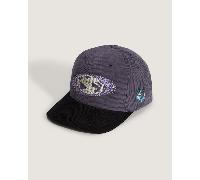 Vans - Premium Pixel Globe Snapback Hat Steel Shadow, Hombre, Gris, Talla: Talla única
