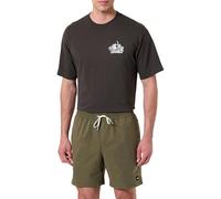 Vans Range - Pantalón Corto Deportivo Relajado, Verde Oliva musgoso
