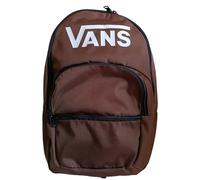 Vans Ranged 2 Mochila marrón blanco escuela viaje trabajo gimnasio diario cremallera, marrón, M